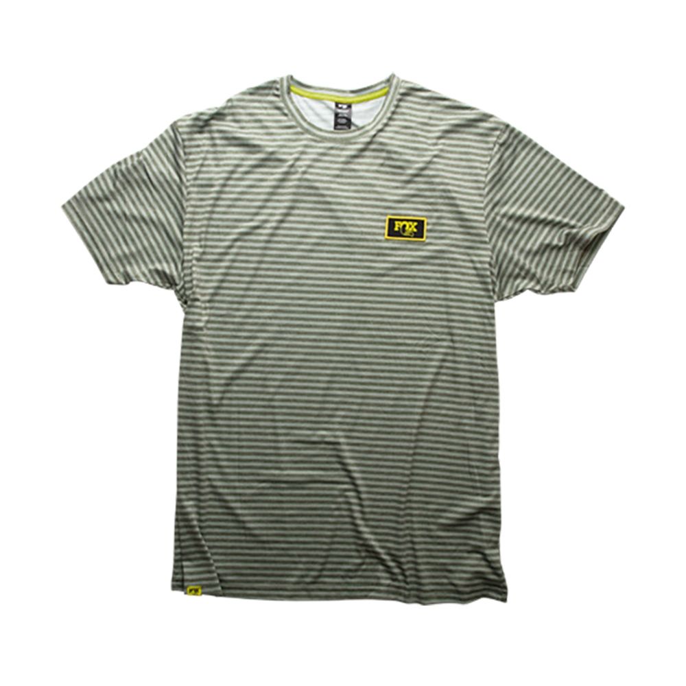 Striped SS Tee Green