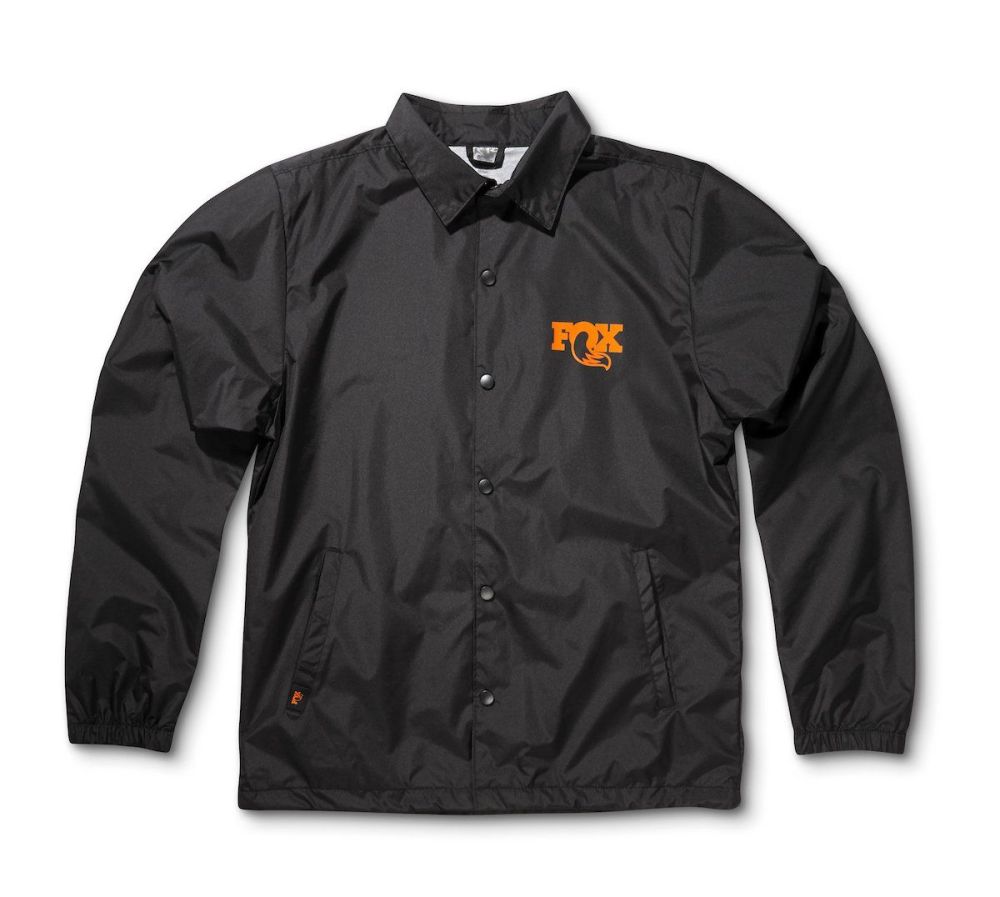 FOX Windbreaker Jacket Black/Orange