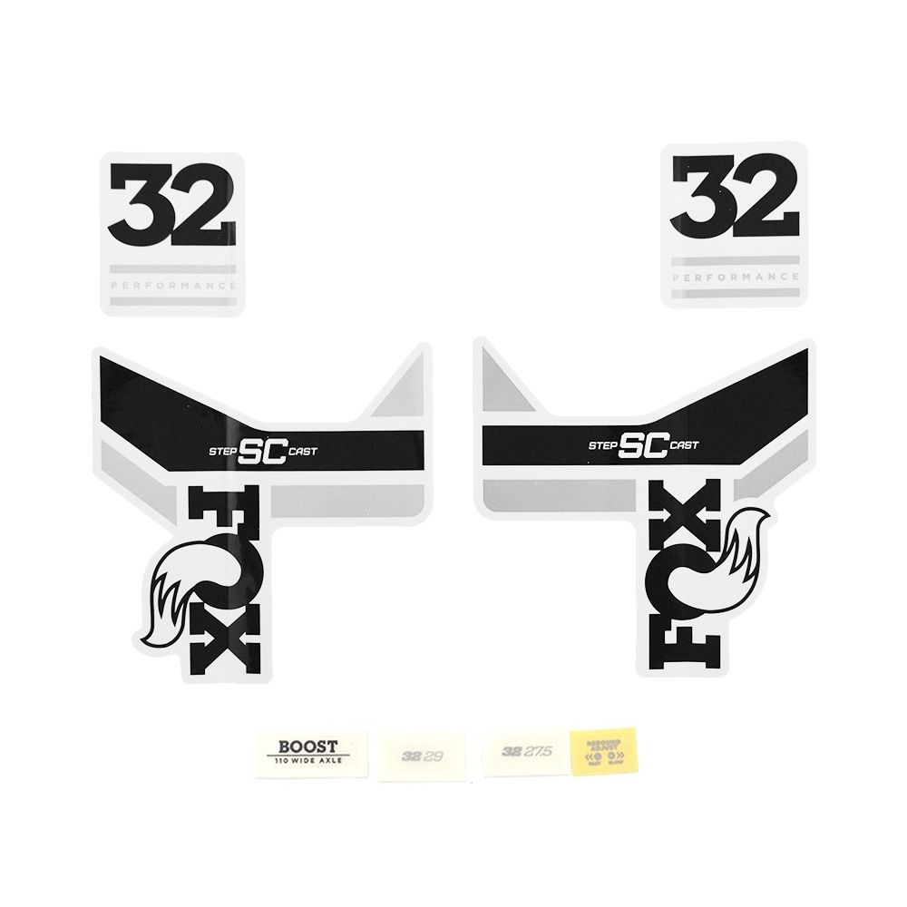 Decal Kit: 2017 32 SC Performance White Bkgrnd