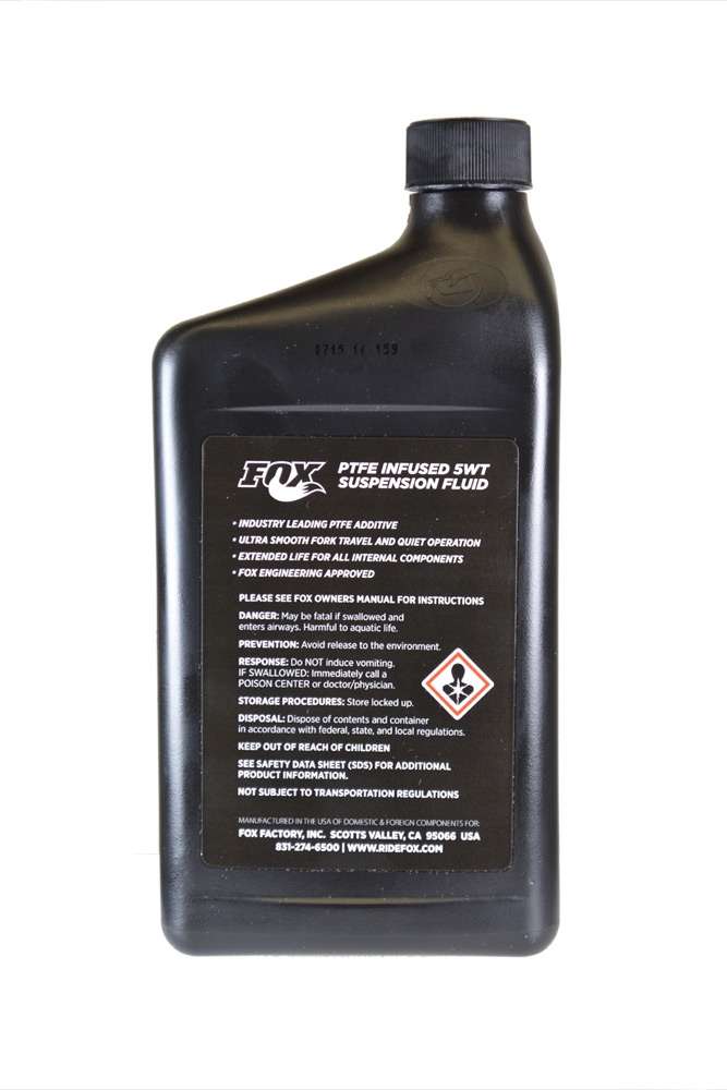 2017 Oil Suspension Fluid 5 wt Teflon Infused 946ml (1.0 US Quart