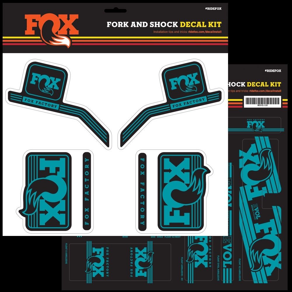 FOX Decal 2016 AM Heritage Fork and Shock Kit