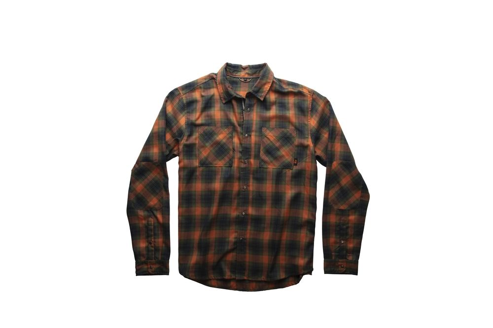 Heavyday LS Flannel Orange