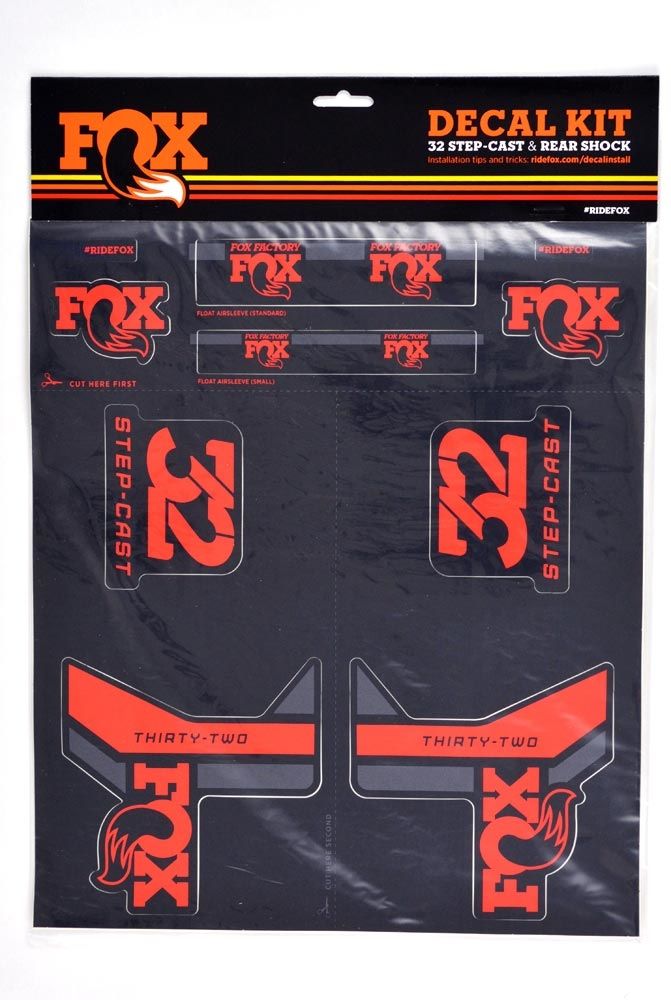 FOX Decal 2017 AM Step-Cast Kit Red