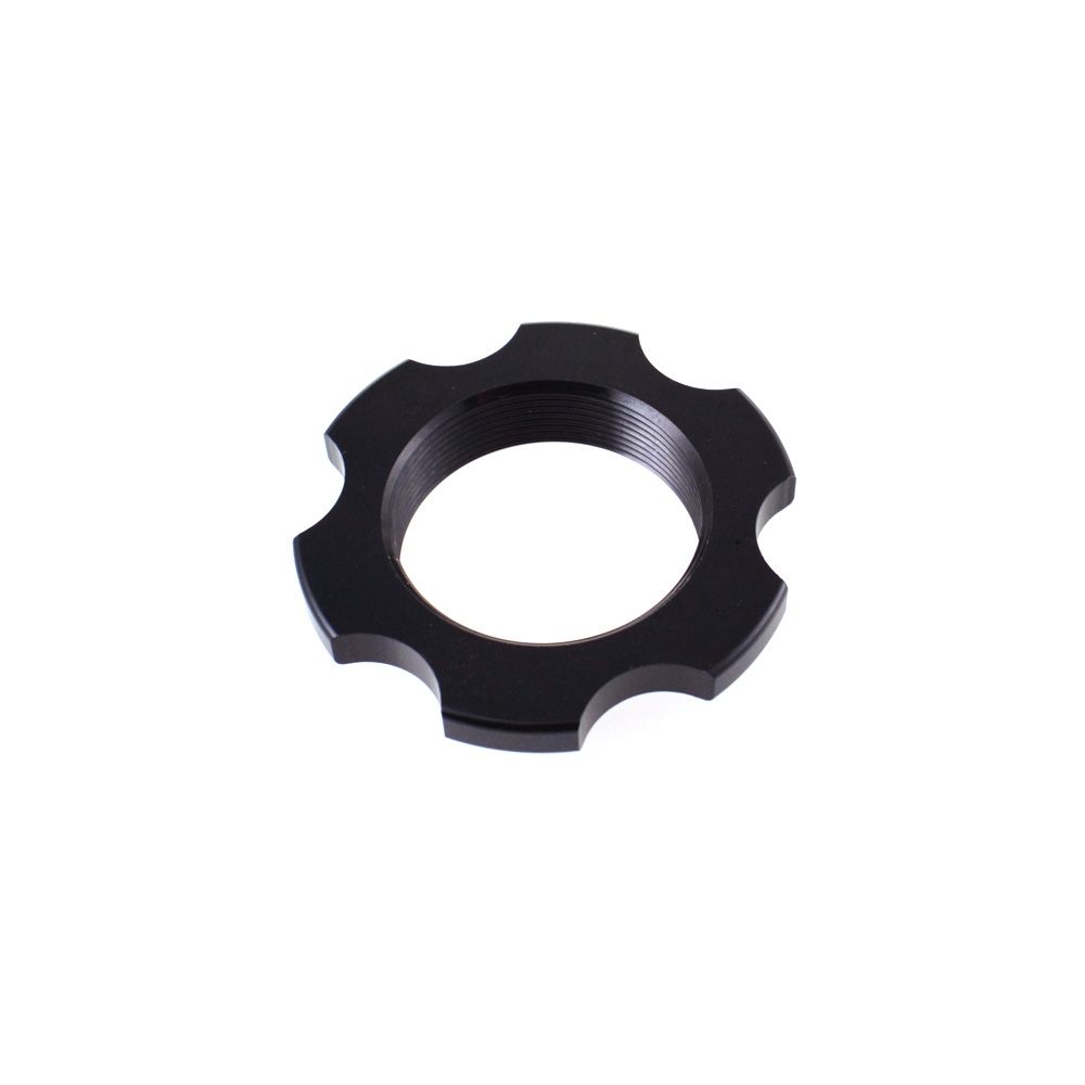 Spring Hardware: Ring Preload Collar (1.250-24 ID X 1.990 OD X .400 TLG) AL 6061 Black Ano Type III