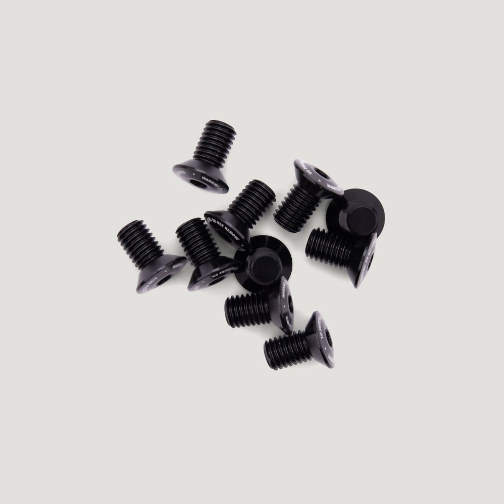 Kit: Fastener Custom: Bolt: (Metric) [M8 X 1.25 X 14] Flat Head Socket Cap Screw Al 7075 Black Ano Type III Quantity 10 (Ref: 241-02-107)