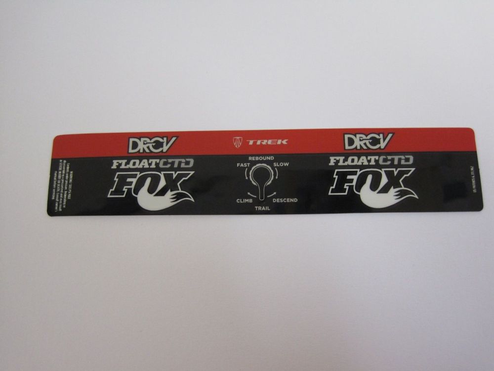 2015 Decal: FLOAT DrCV CTD Blk/Wht/Red (1.75 2.0)