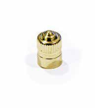 Air Valve Parts: Cap Air Valve .305-32 Nickel Plated