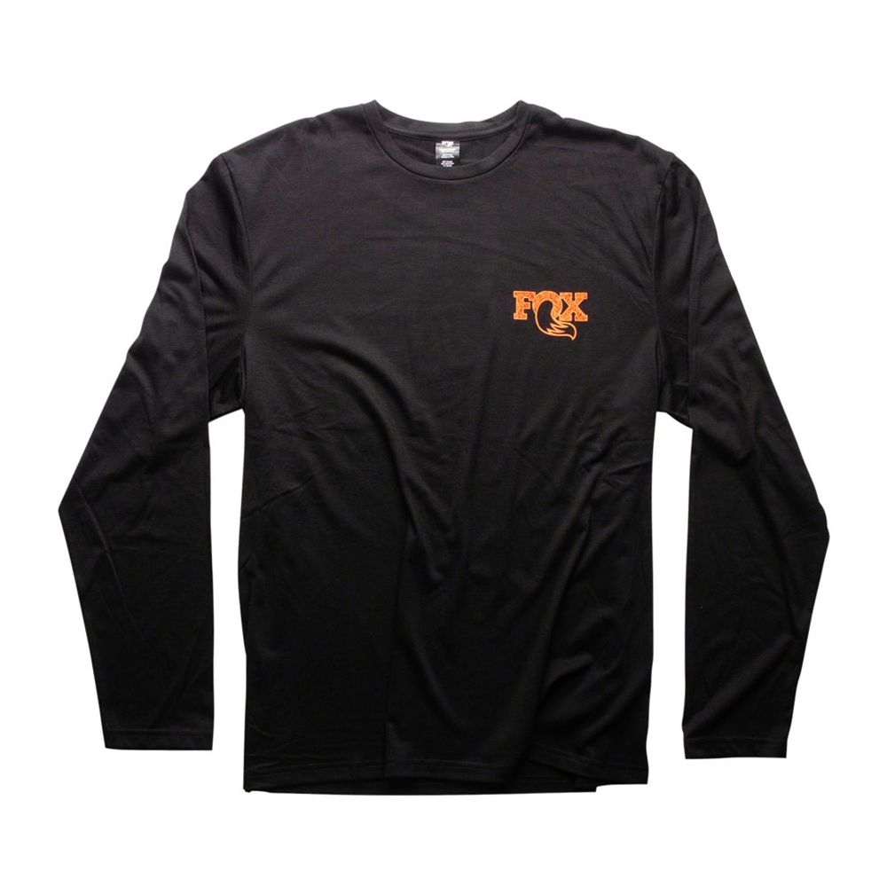 Textured LS Tee Black