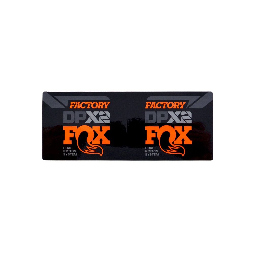 Decal: 2021 F-S FLOAT DPX2 Airsleeve Orange Long (Evol=250mm)