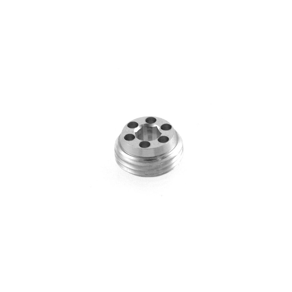 Fastener Custom: Tapered RD Set Screw 3/8-32 OD X 0.125 Hex ID X 0.175 TLG AL 7075