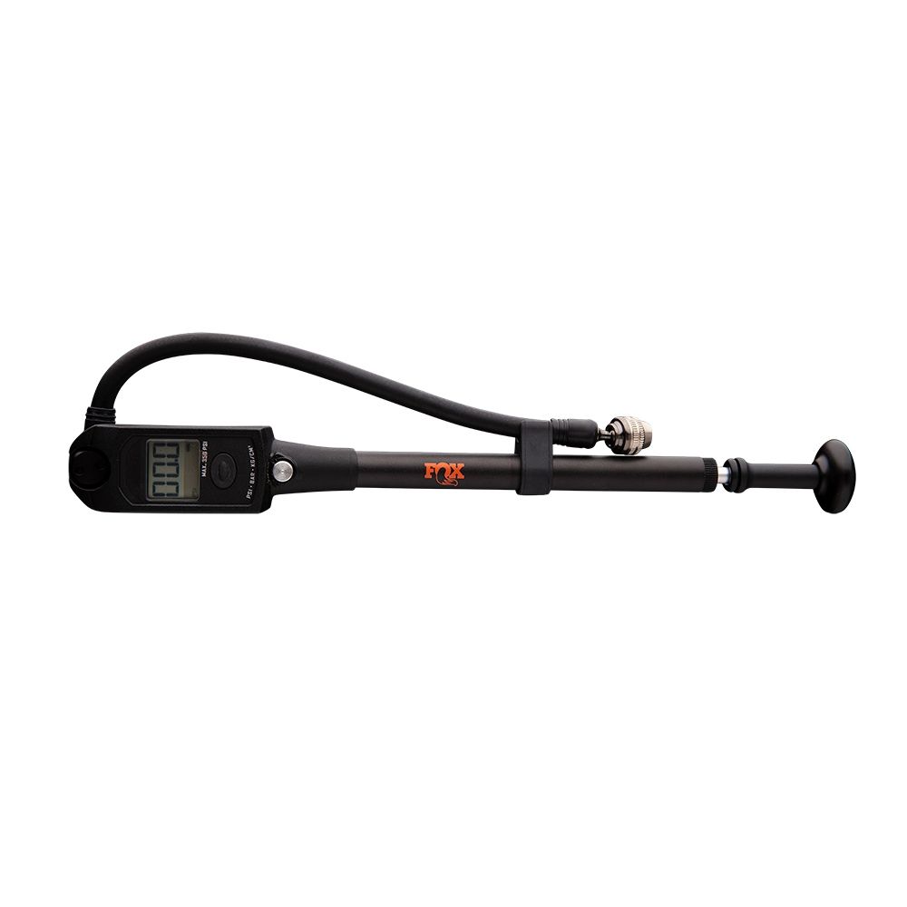 Pump: Fox Digital HP w/ Bleed Foldable Replaceable Battery 350 psi Swivel Head