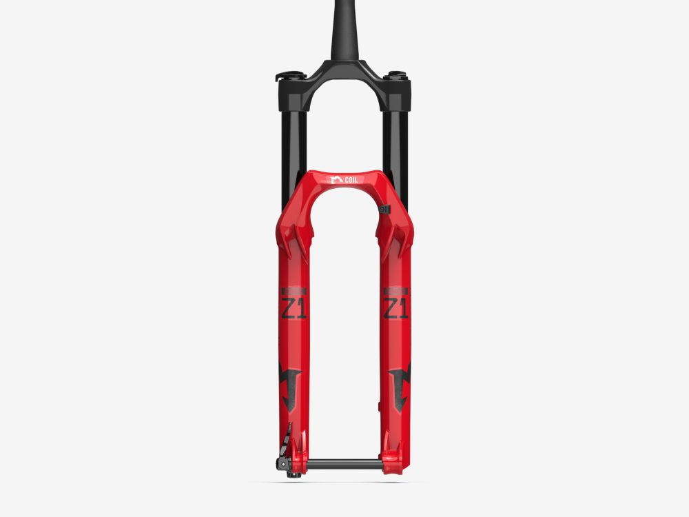 BOMBER Z, 29IN, MARZOCCHI, 170, GRIP, SWEEP-ADJ, GLOSS RED, NEUTRAL/CLEAR LOGO, 15QRX110, 1.5 T, 58H